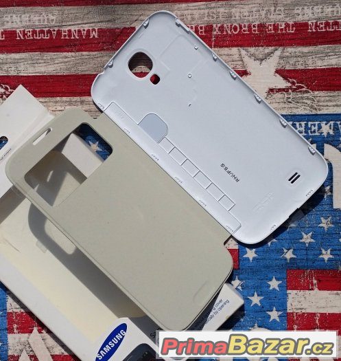 Samsung flip S-view pro Galaxy S4 i9505, bílá – fotografie 5