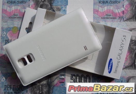 Originál Samsung S-View Pouzdro Bílé pro Samsung S5 – fotografie 3