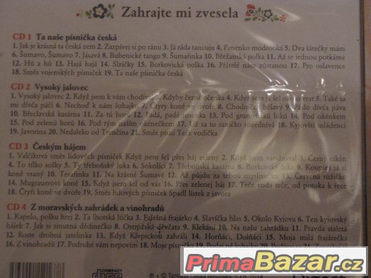 Zahrajte mi zvesela - 4CD lidová hudba – fotografie 2