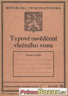 K: Typové průkazy či jiné sběratelské doklady