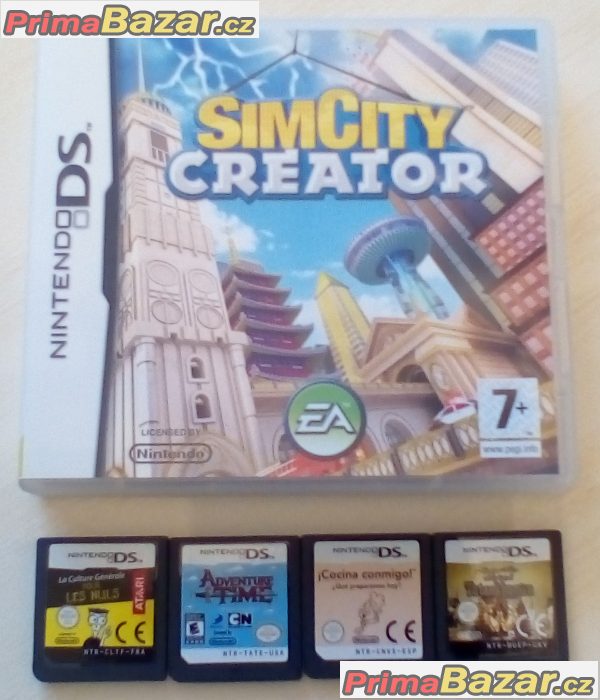 Nintendo DS 5x hra --- Simcity Creator ... – fotografie 1