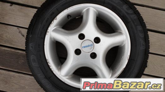 4x alu kola Rondell 4x100 + 4x letní pneu Fulda 185/65/R14 – fotografie 4