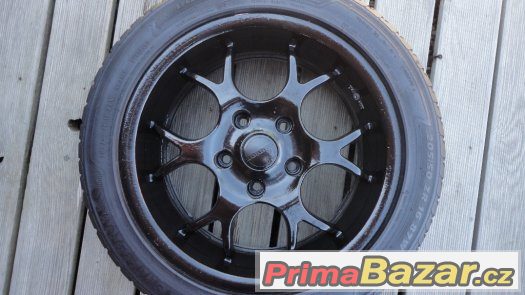 4x alu kola Borbet R16 5x120 + 4x letní pneu 205/50/R16 – fotografie 2