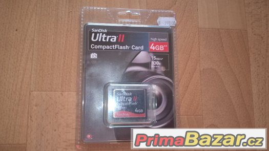 KARTA SANDISK CF 4GB ULTRA II – fotografie 1