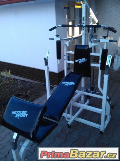 Kettler Sport zánovní posilovací lavice na bench top stav – fotografie 4