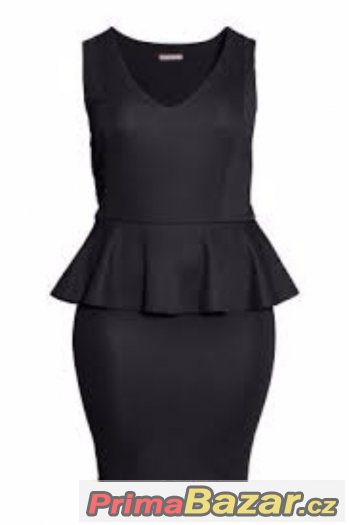 Nové peplum šaty H&M, vel. L – fotografie 1