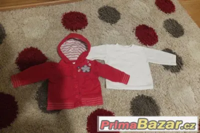 Prodám bavlněnou bundičkua  semišovou mikinku vel. cca 3 m