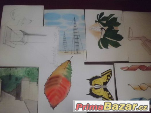 různé staré pěkné kresby – fotografie 3
