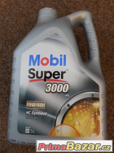 MOBIL 5W40 5L - motorový olej - ORIGINÁL BALENÍ – fotografie 1