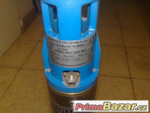 vřetenové čerpadlo T80-36 M2009-česká výroba – fotografie 1