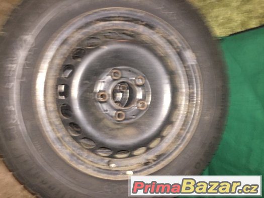 Prodám 4xplech disk 6Jx15 ET44, 5x112, 195/65 R15 91T – fotografie 2