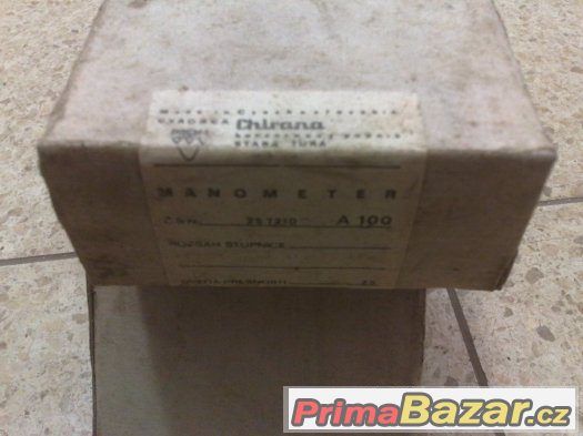 manometry 100mm, 0-600kPa, M20x1,5- NOVÉ, LEVNÉ – fotografie 3