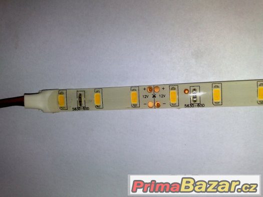LED pásky SMD 5730 14,4W/m IP 65 teplá bílá - VÝKON +KVALITA – fotografie 1