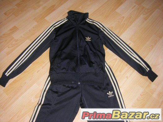 černo-zlatá Adidas dámská souprava – fotografie 1