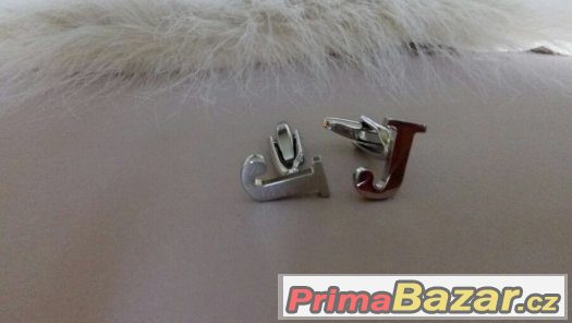 Pánské manžetové knoflíčky J a M – fotografie 3