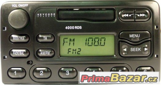 Ford Focus 4000RDS rok 2004 autoradio kazeta – fotografie 1