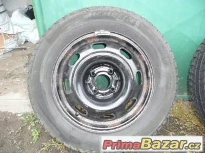 Citroën, Peugeot zimní pneu 195 65 15 vč. plech. disků