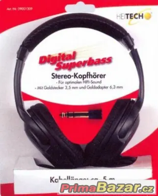 Digitální stereo sluchátka – superbasová   9001309
