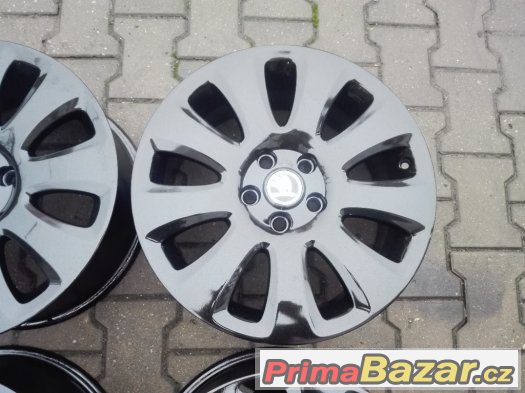 Alu kola 5x112 R17 Callisto - Škoda Superb II, Octavia II – fotografie 5