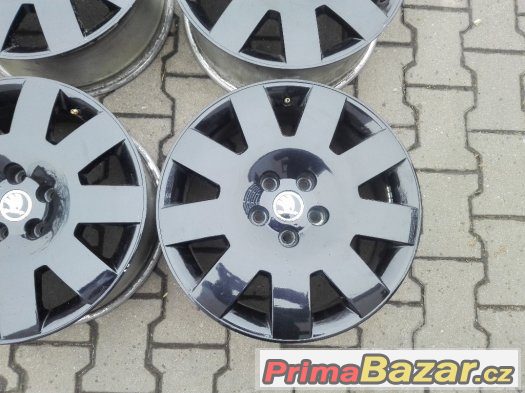 Alu kola 5x112 R17 CUBIC - Škoda Superb I, Octavia II – fotografie 4