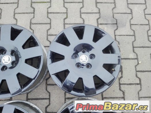 Alu kola 5x112 R17 CUBIC - Škoda Superb I, Octavia II – fotografie 5