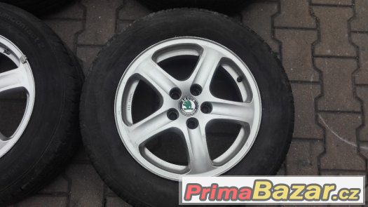 Alu kola 5x100 R15 - Škoda Octavia I, Fabia I, VW Golf IV – fotografie 4