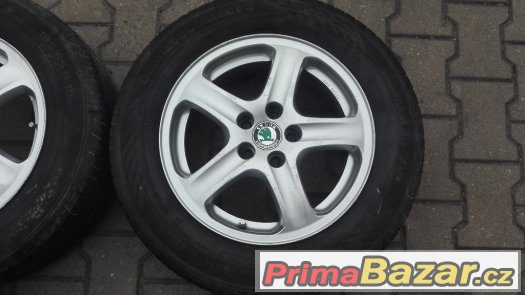 Alu kola 5x100 R15 - Škoda Octavia I, Fabia I, VW Golf IV – fotografie 5