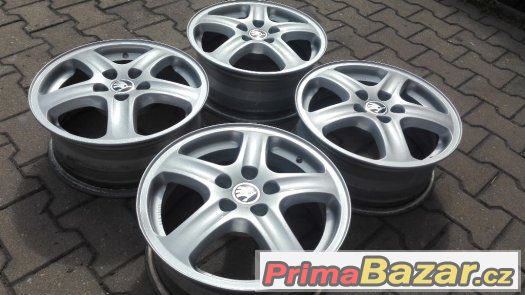 Alu kola 5x100 R15 - Škoda Octavia I, Fabia I, VW Golf IV – fotografie 1