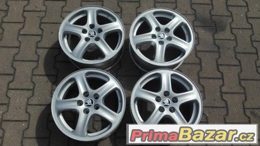 Alu kola 5x100 R15 - Škoda Octavia I, Fabia I, VW Golf IV – fotografie 2
