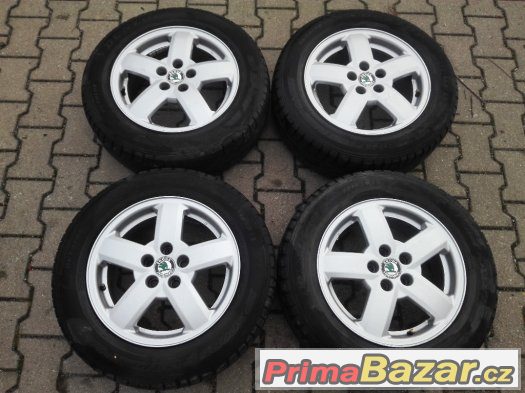 Alu kola 5x100 R15 - Škoda Octavia I, Fabia I, VW Golf IV – fotografie 2