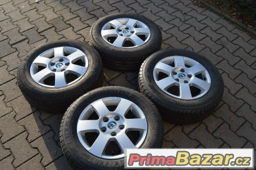 Alu kola 5x112 R15 ORION - Škoda Octavia II, VW Touran – fotografie 1