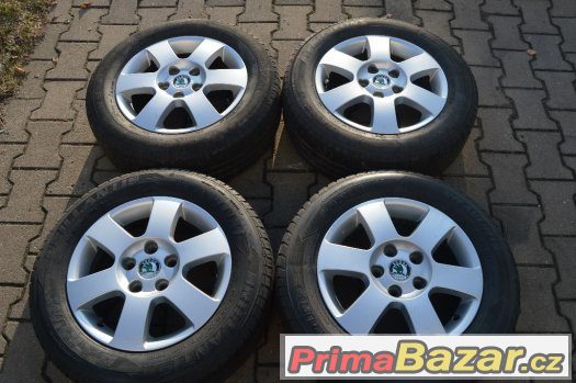 Alu kola 5x112 R15 ORION - Škoda Octavia II, VW Touran – fotografie 2