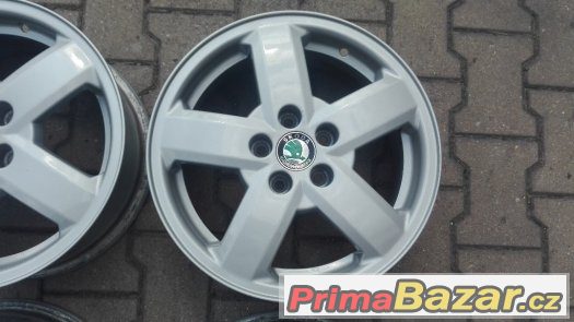Alu kola 5x100 R15 - Škoda Octavia I, Fabia I, VW Golf IV – fotografie 4