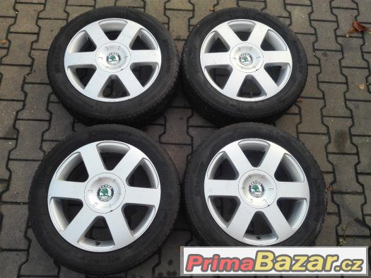 Alu kola 5x112 R16 VEGA - Škoda Octavia II, VW Touran – fotografie 2
