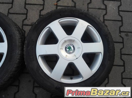Alu kola 5x112 R16 VEGA - Škoda Octavia II, VW Touran – fotografie 5