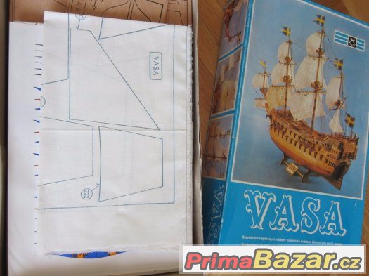 model stavebnice  historícké švédske bitevní lodě VASA – fotografie 1