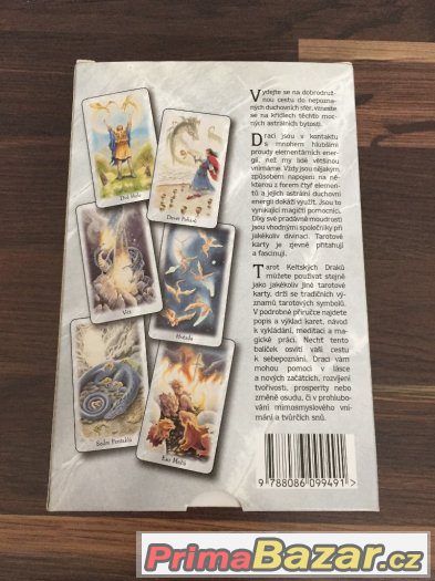 TAROT Keltských draků - Kniha a 78 karet - Nové – fotografie 3