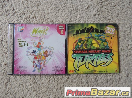 DVD Barbie, Roboti, Charlie, Kocour v botach, vily a Ninja – fotografie 2
