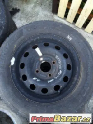 PRODÁM OBUTOU LETNÍ SADU NA FORD 4x108 S PNEU 185/65/14"