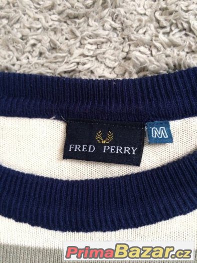 Pánský svetřík Fred Perry vel M – fotografie 3