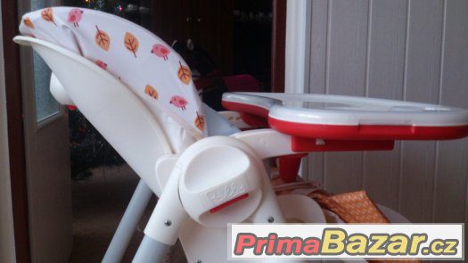 Dětská jídelní židlička Chicco Poly 2v1, výborný stav – fotografie 5