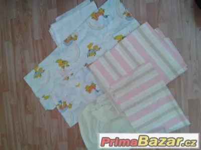 Povlčení do postýlky sada 2ks+ prostěradla pošta zdarma