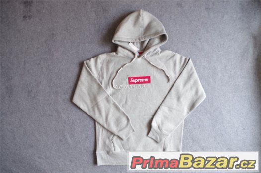 Supreme Grey L hoodie – fotografie 5