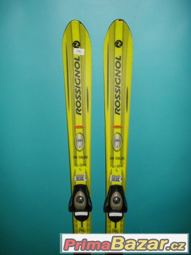 Dětské lyže Rossignol Comp  130 cm + boty 250mm – fotografie 2