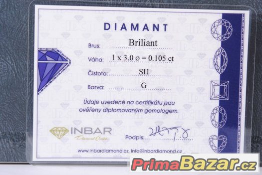 ZLATÝ PRSTEN + NÁUŠNICE S DIAMANTY-SOUPRAVA – fotografie 4