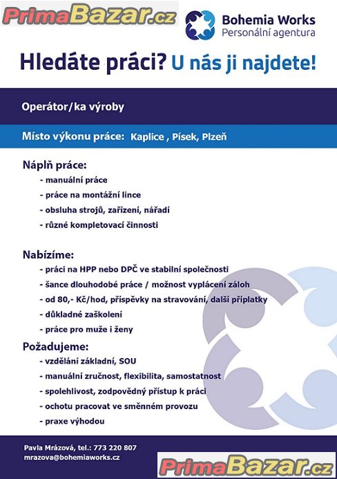 Operátoři výroby – fotografie 3