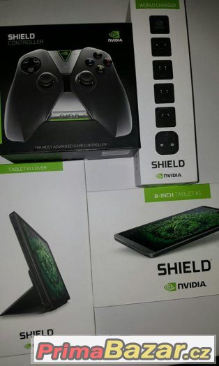Herní Tablet Nvidia Shield K1 s ovladačem a příslušenstvím – fotografie 1