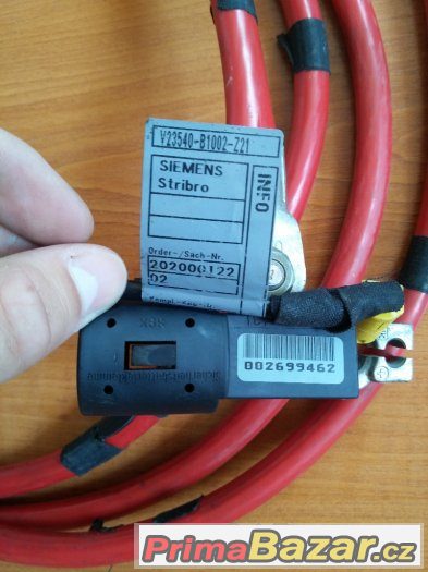 BMW e46 - OEM hlavní elek. kabel od baterie vč. pyropatrony – fotografie 1