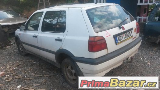Volkswagen Golf 3g na náhradní díly Rv. 1995 – fotografie 1