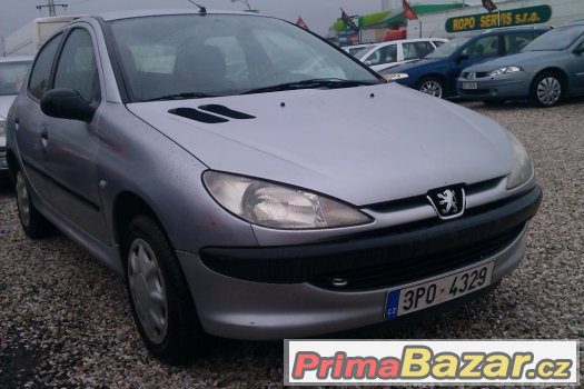 PEUGEOT 206 1,9 DIESEL r.:2001 - bez EKO daně – fotografie 2